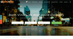 Desktop Screenshot of alphavilledelivery.com.br