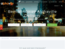 Tablet Screenshot of alphavilledelivery.com.br